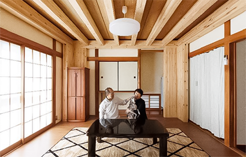 木質耐震シェルター70K施工例