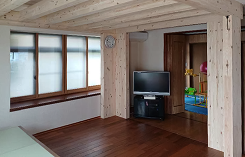 木質耐震シェルター70K施工例