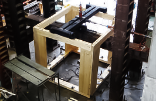 黒質耐震シェルター70K 耐震実験